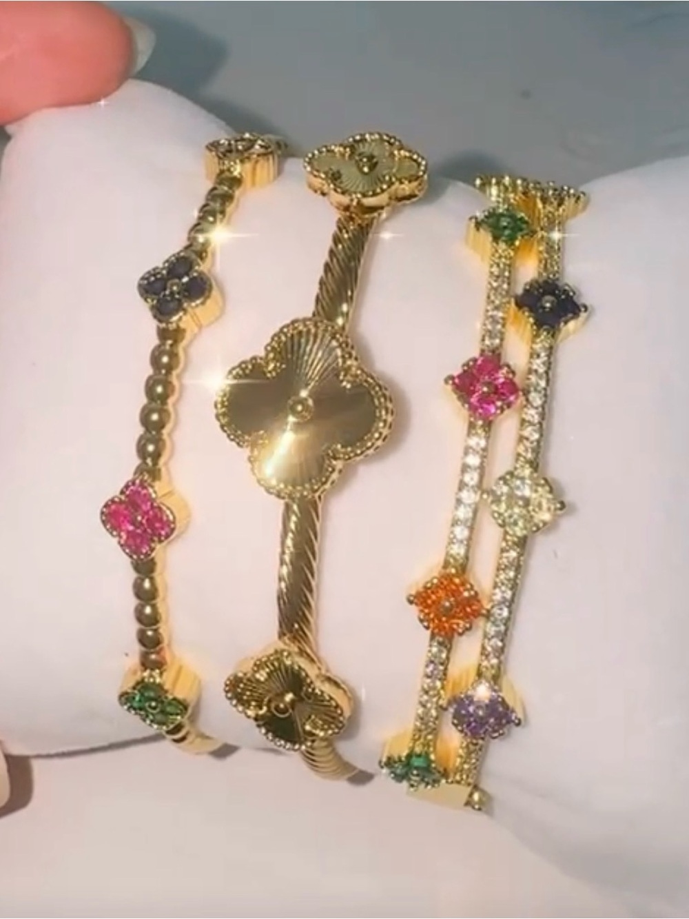 Jewelry bracelet set/stack.